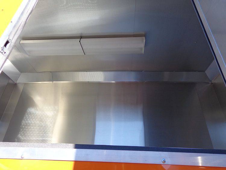 Concession Trailer 8.5'x34' Food Event Catering Gooseneck (Orange) Restroom
