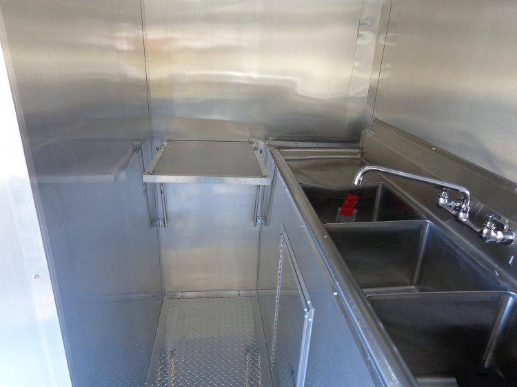 Concession Trailer 8.5'x34' Food Event Catering Gooseneck (Orange) Restroom