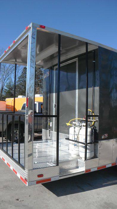 1409-concession-trailer-8.5-x34-white-gooseneck-event-food-vending-bbq-14.jpg Concession Trailer 8.5'x34' White - Gooseneck Event Food Vending BBQ