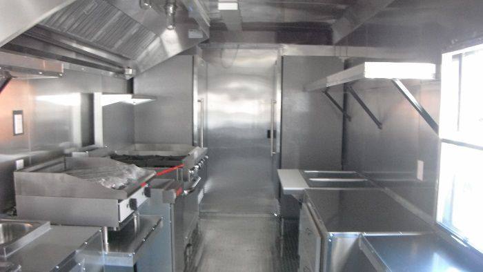 1409-concession-trailer-8.5-x34-white-gooseneck-event-food-vending-bbq-3.jpg Concession Trailer 8.5'x34' White - Gooseneck Event Food Vending BBQ