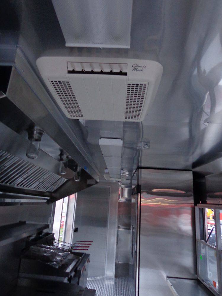 Concession Trailer 8.5'x34' With Appliances - Gooseneck (Orange) Restroom