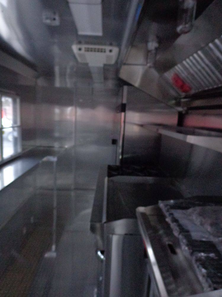 Concession Trailer 8.5'x34' With Appliances - Gooseneck (Orange) Restroom