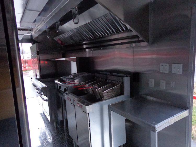 Concession Trailer 8.5'x34' With Appliances - Gooseneck (Orange) Restroom