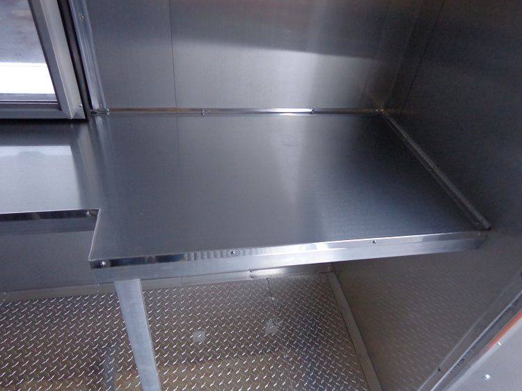 Concession Trailer 8.5'x34' With Appliances - Gooseneck (Orange) Restroom
