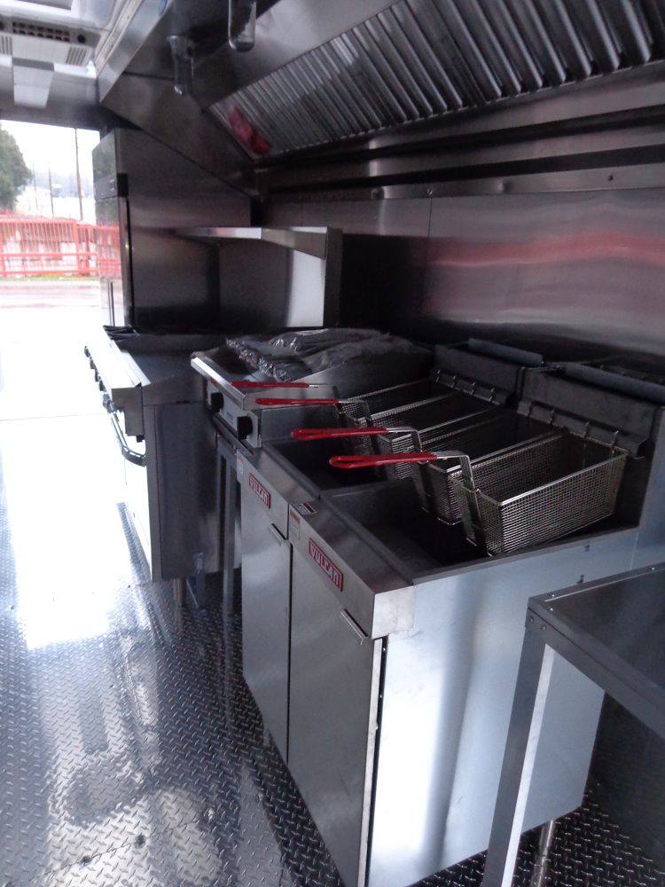 Concession Trailer 8.5'x34' With Appliances - Gooseneck (Orange) Restroom