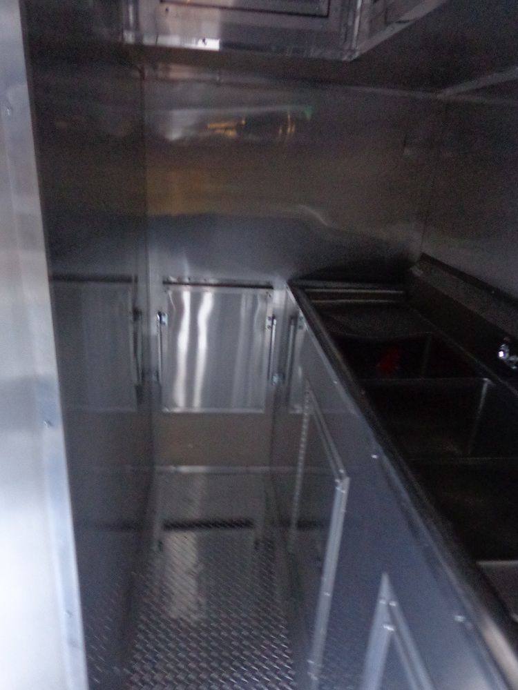 Concession Trailer 8.5'x34' With Appliances - Gooseneck (Orange) Restroom