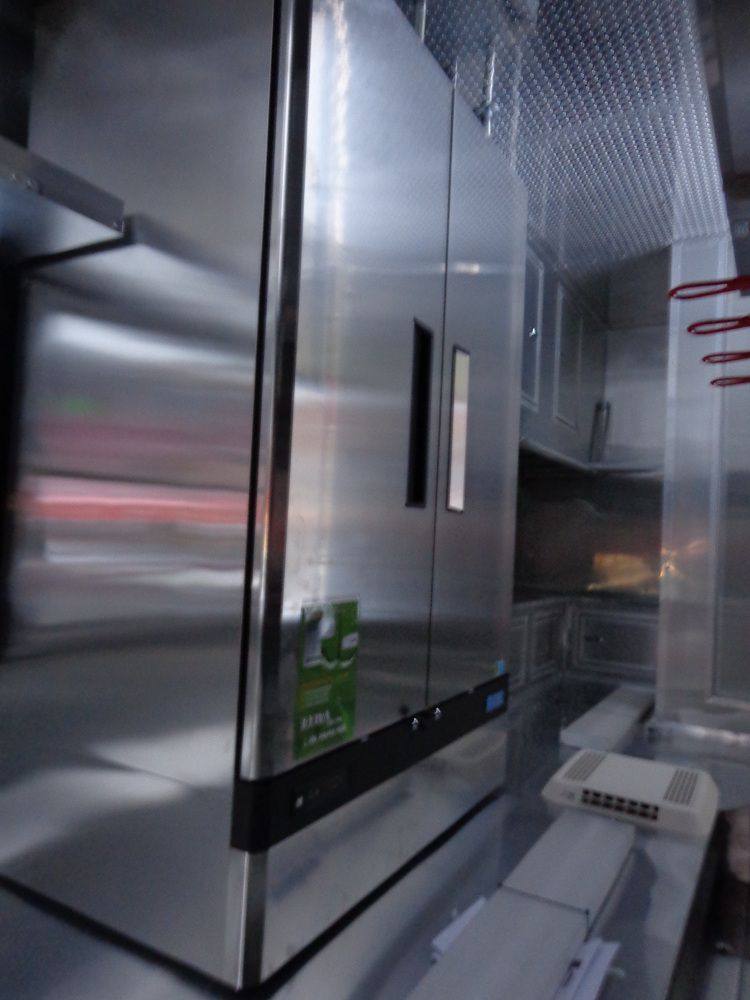 Concession Trailer 8.5'x34' With Appliances - Gooseneck (Orange) Restroom