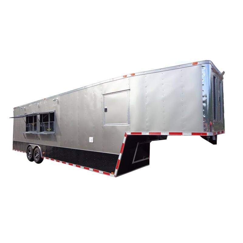 1411-concession-trailer-8.5-x36-gray-gooseneck-enclosed-event-food-kitchen-1.jpg Concession Trailer 8.5'x36' Gray - Gooseneck Enclosed Event Food Kitchen