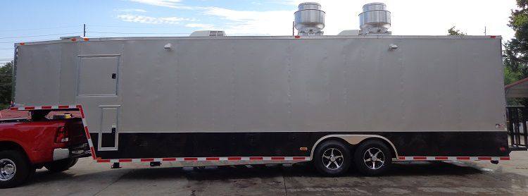Concession Trailer 8.5'x36' Gray - Gooseneck Enclosed Event Food Kitchen