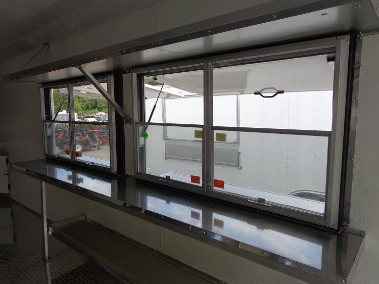 Concession Trailer 8.5'x36' Gray - Gooseneck Enclosed Event Food Kitchen