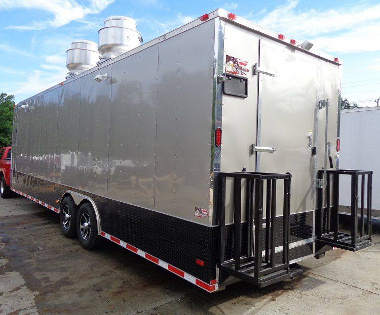 Concession Trailer 8.5'x36' Gray - Gooseneck Enclosed Event Food Kitchen