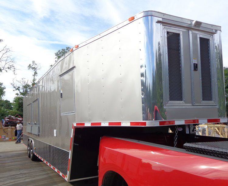 Concession Trailer 8.5'x36' Gray - Gooseneck Enclosed Event Food Kitchen