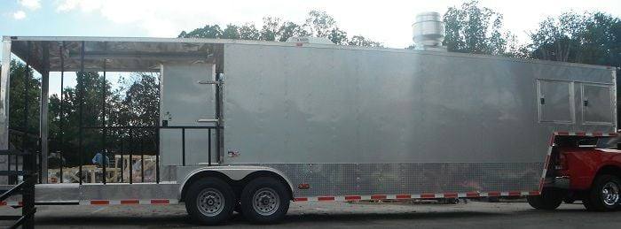 1412-concession-trailer-8.5-x38-gooseneck-catering-bbq-event-food-silver-3.jpg Concession Trailer 8.5'x38' Gooseneck Catering BBQ Event Food (Silver)