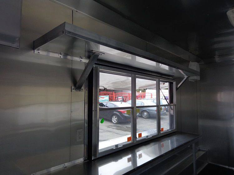 Concession Trailer 8.5'x40' Gooseneck BBQ Smoker Catering (Orange)