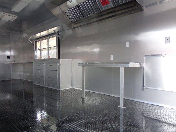 Concession Trailer 8.5'x40' Gooseneck BBQ Smoker Catering (Orange)