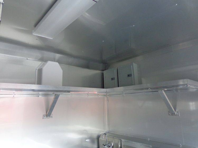 Concession Trailer 8.5'x40' Gooseneck BBQ Smoker Catering (Orange)