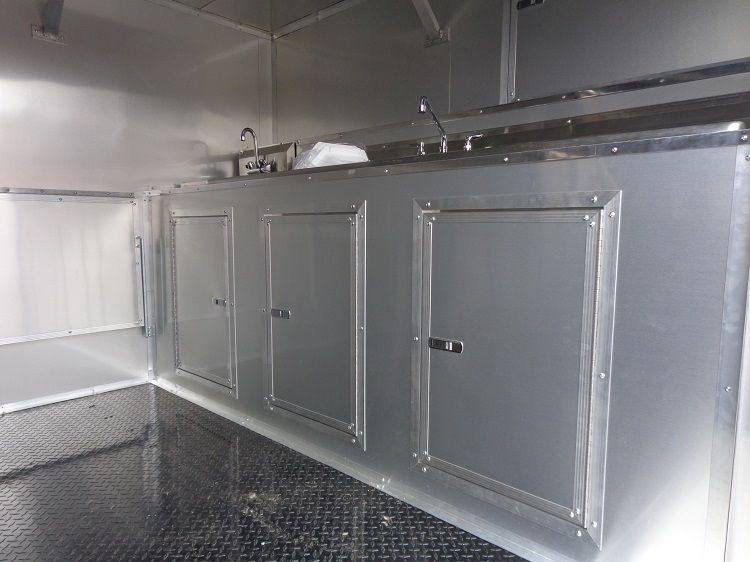 Concession Trailer 8.5'x40' Gooseneck BBQ Smoker Catering (Orange)