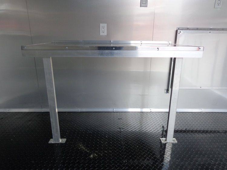 Concession Trailer 8.5'x40' Gooseneck BBQ Smoker Catering (Orange)