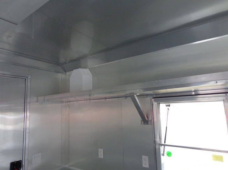 Concession Trailer 8.5'x40' Gooseneck BBQ Smoker Catering (Orange)