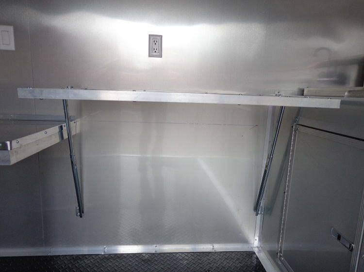 Concession Trailer 8.5'x40' Gooseneck BBQ Smoker Catering (Orange)