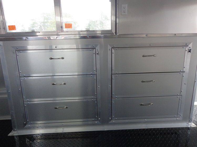 Concession Trailer 8.5'x40' Gooseneck BBQ Smoker Catering (Orange)