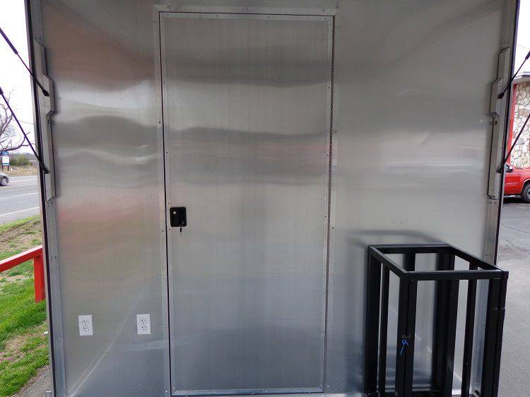 Concession Trailer 8.5'x40' Gooseneck BBQ Smoker Catering (Orange)