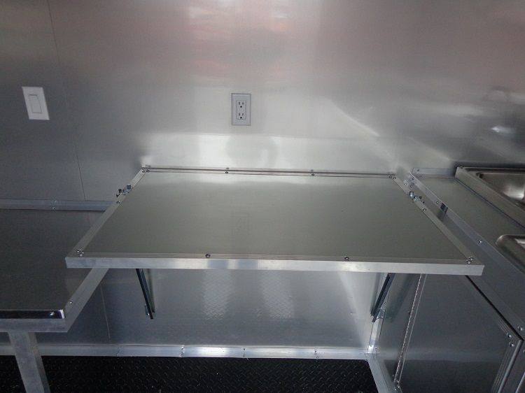 Concession Trailer 8.5'x40' Gooseneck BBQ Smoker Catering (Orange)