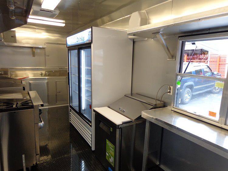 Concession Trailer 8.5'x40' Gooseneck Catering BBQ Smoker Food (Orange)