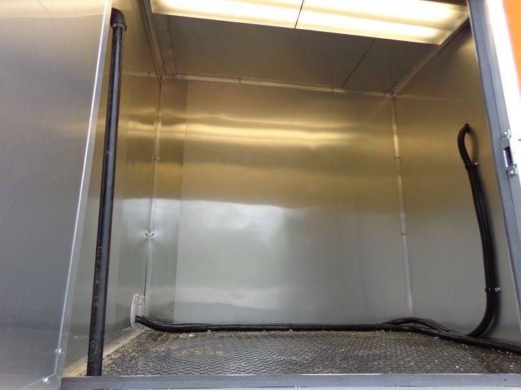 Concession Trailer 8.5'x40' Gooseneck Catering BBQ Smoker Food (Orange)
