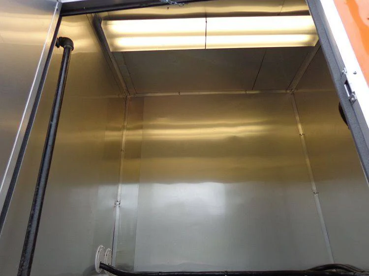 Concession Trailer 8.5'x40' Gooseneck Catering BBQ Smoker Food (Orange)