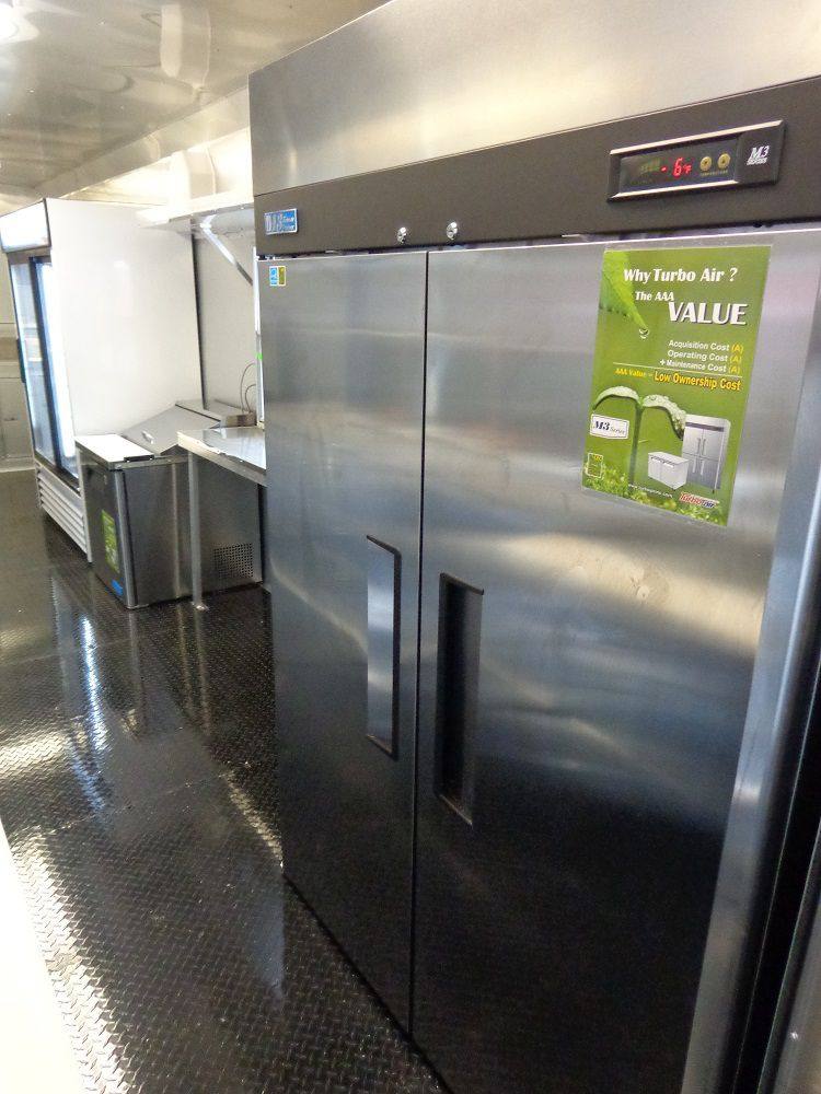 Concession Trailer 8.5'x40' Gooseneck Catering BBQ Smoker Food (Orange)