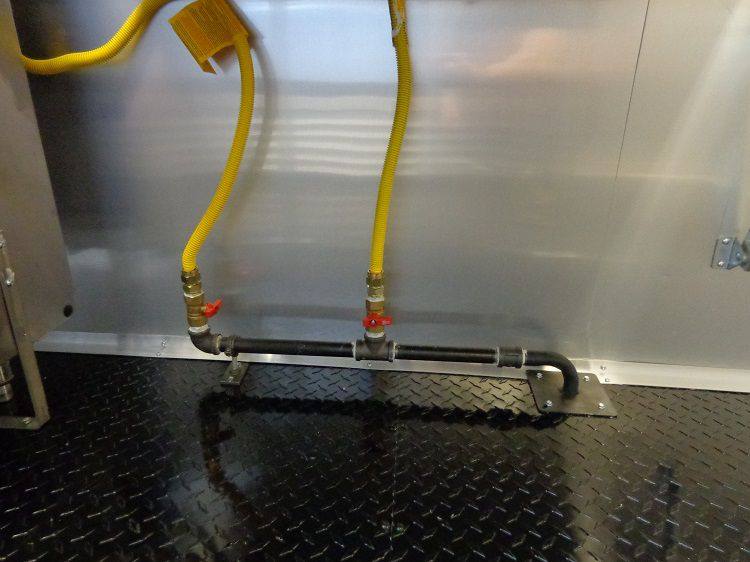Concession Trailer 8.5'x40' Gooseneck Catering BBQ Smoker Food (Orange)