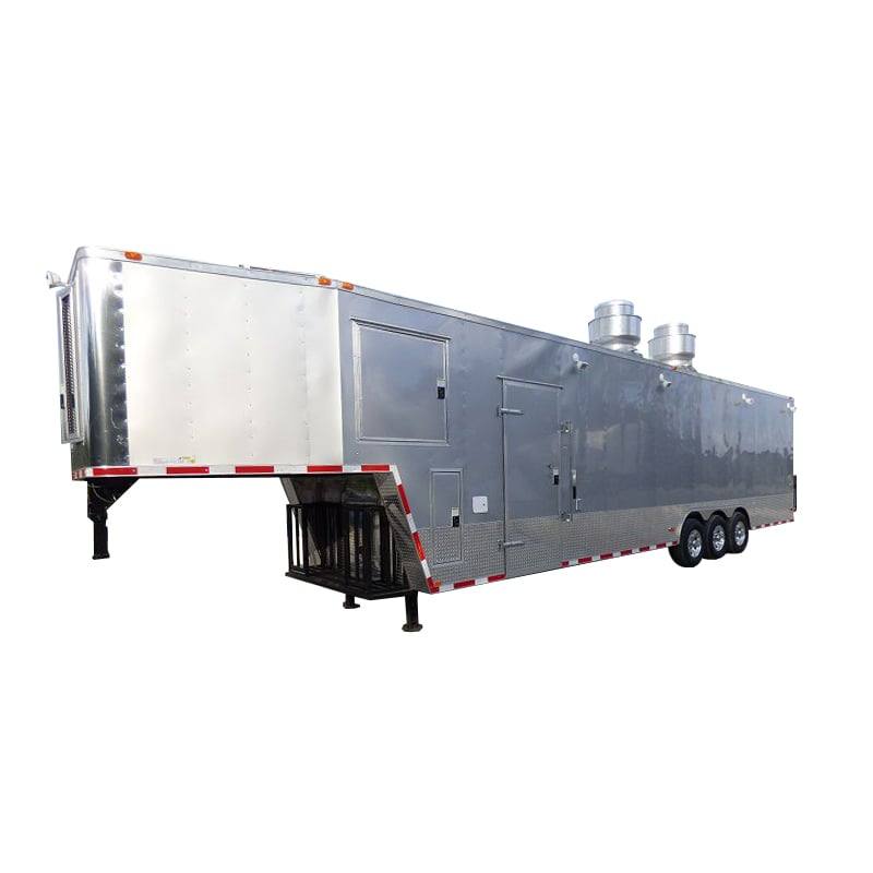 1416-concession-trailer-8.5-x41-silver-frost-gooseneck-event-catering-1.jpg Concession Trailer 8.5'x41' Silver Frost Gooseneck Event Catering