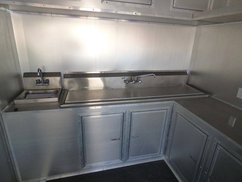 Concession Trailer 8.5'x41' Silver Frost Gooseneck Event Catering