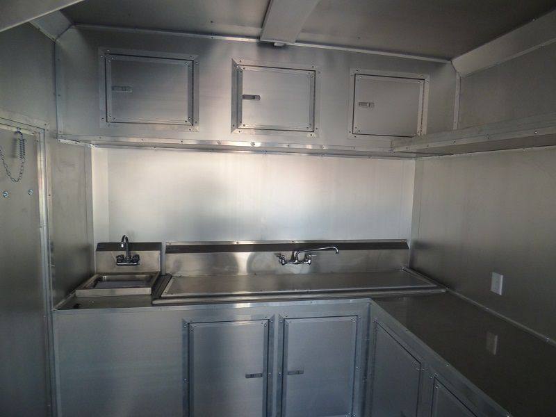 Concession Trailer 8.5'x41' Silver Frost Gooseneck Event Catering
