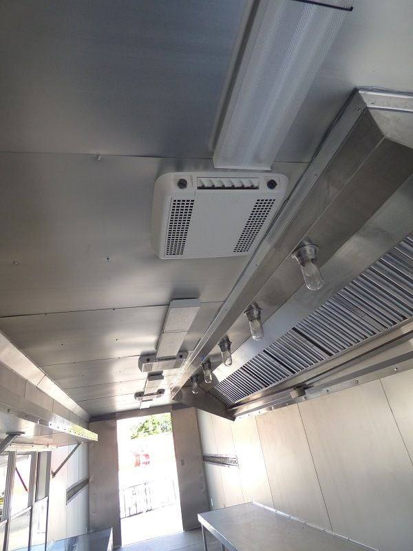 Concession Trailer 8.5'x41' Silver Frost Gooseneck Event Catering