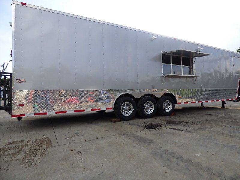 1417-concession-trailer-8.5-x41-silver-frost-enclosed-gooseneck-with-appliances-16.jpg Concession Trailer 8.5'x41' Silver Frost- Enclosed Gooseneck (With Appliances)