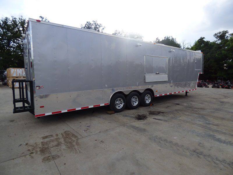 1417-concession-trailer-8.5-x41-silver-frost-enclosed-gooseneck-with-appliances-7.jpg Concession Trailer 8.5'x41' Silver Frost- Enclosed Gooseneck (With Appliances)