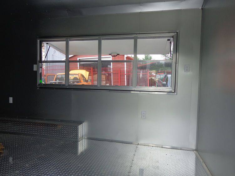 1418-concession-trailer-8.5-x44-gooseneck-catering-vending-red-14.jpg Concession Trailer 8.5'x44' Gooseneck Catering Vending Red