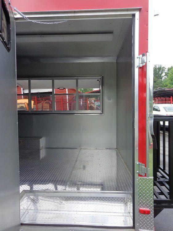 1418-concession-trailer-8.5-x44-gooseneck-catering-vending-red-18.jpg Concession Trailer 8.5'x44' Gooseneck Catering Vending Red