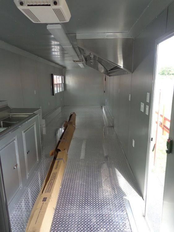 1418-concession-trailer-8.5-x44-gooseneck-catering-vending-red-22.jpg Concession Trailer 8.5'x44' Gooseneck Catering Vending Red