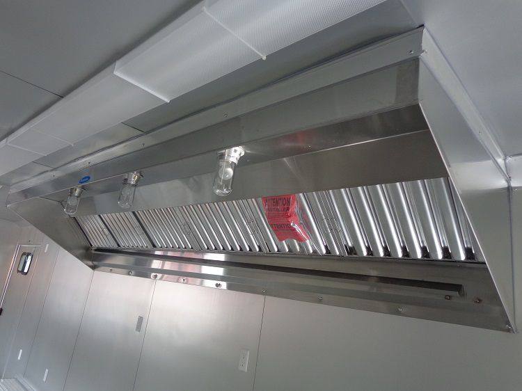 1418-concession-trailer-8.5-x44-gooseneck-catering-vending-red-23.jpg Concession Trailer 8.5'x44' Gooseneck Catering Vending Red