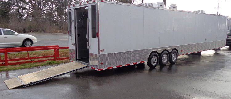 1419-concession-trailer-8.5-x48-food-event-catering-gooseneck-white-2.jpg Concession Trailer 8.5'x48' Food Event Catering - Gooseneck (White)