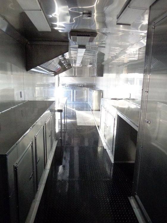 1419-concession-trailer-8.5-x48-food-event-catering-gooseneck-white-6.jpg Concession Trailer 8.5'x48' Food Event Catering - Gooseneck (White)