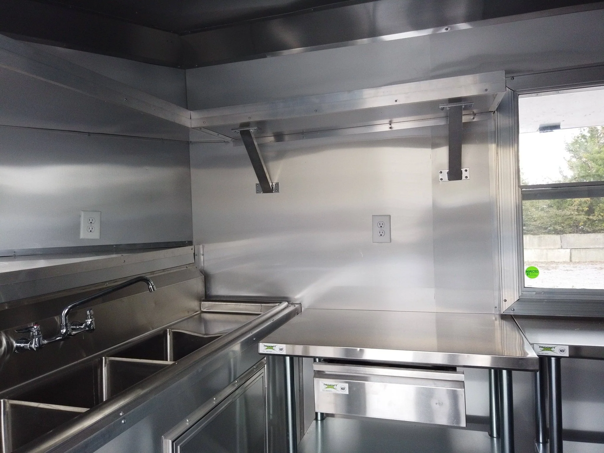 142-8.5-x-16-indigo-blue-concession-trailer-with-appliances-18.webp 8.5' x 16' Indigo Blue Concession Trailer with Appliances