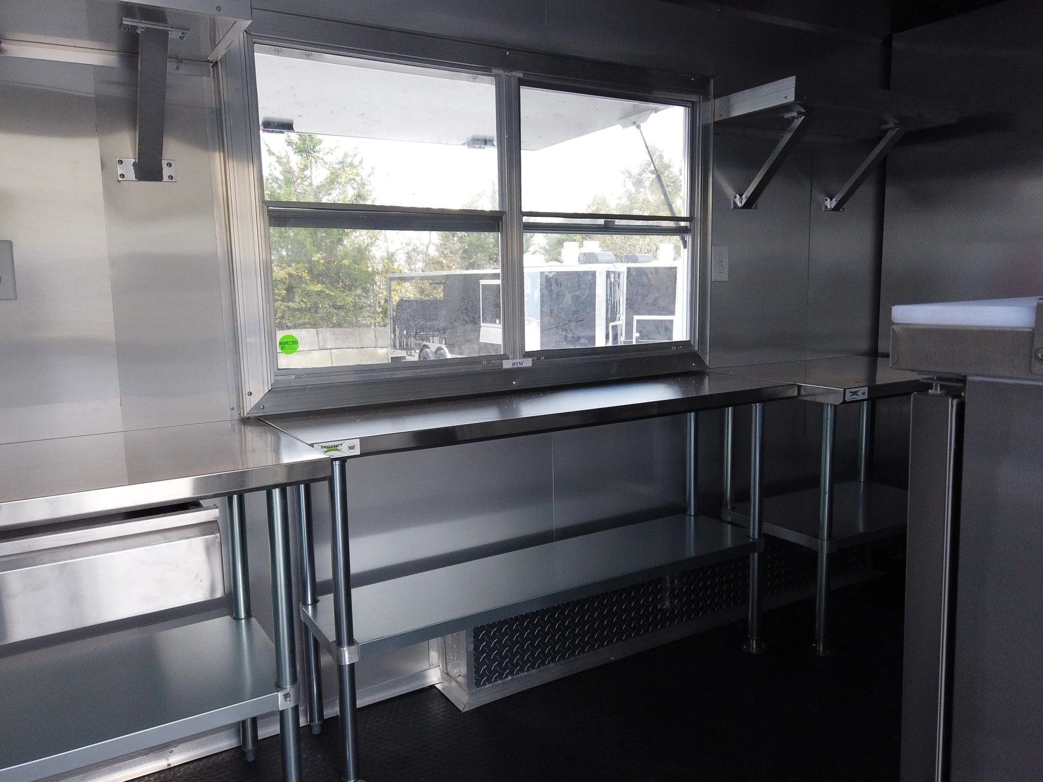 142-8.5-x-16-indigo-blue-concession-trailer-with-appliances-19.webp 8.5' x 16' Indigo Blue Concession Trailer with Appliances