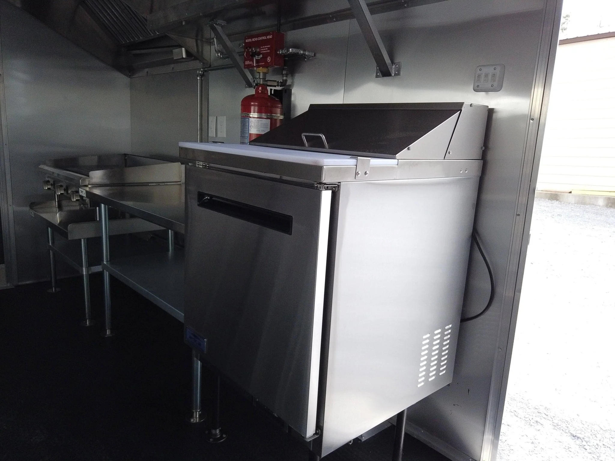 142-8.5-x-16-indigo-blue-concession-trailer-with-appliances-26.webp 8.5' x 16' Indigo Blue Concession Trailer with Appliances