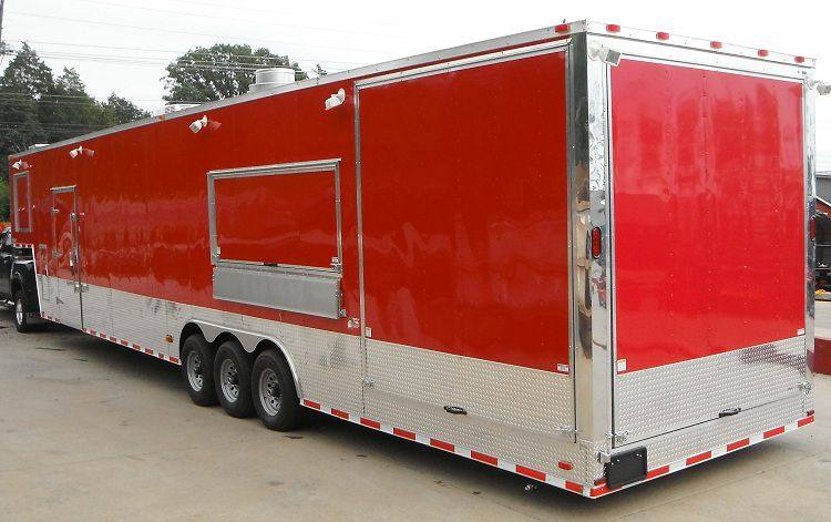 1420-concession-trailer-8.5-x48-gooseneck-catering-bbq-smoker-event-red-6.jpg Concession Trailer 8.5'x48' Gooseneck Catering BBQ Smoker Event (Red)