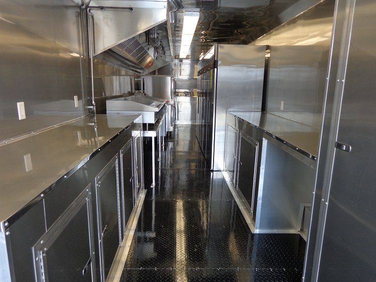 1422-concession-trailer-8.5-x48-with-appliances-gooseneck-white-4.jpg Concession Trailer 8.5'x48' With Appliances - Gooseneck (White)