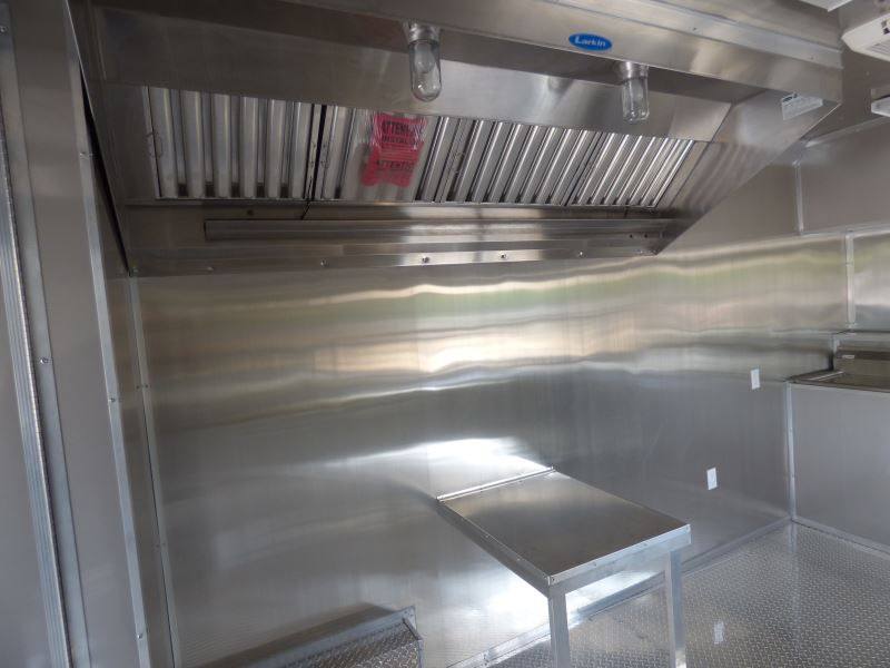 Concession Trailer Arizona Beige 8.5' x 26' BBQ Smoker Event Catering Restroom